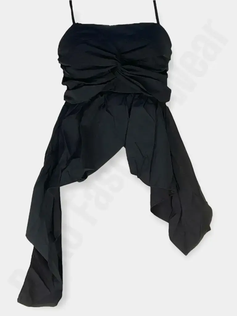 [WTS141] Women Spaghetti Strap Top – Free Size | Tops & Blouses  (Black).webp