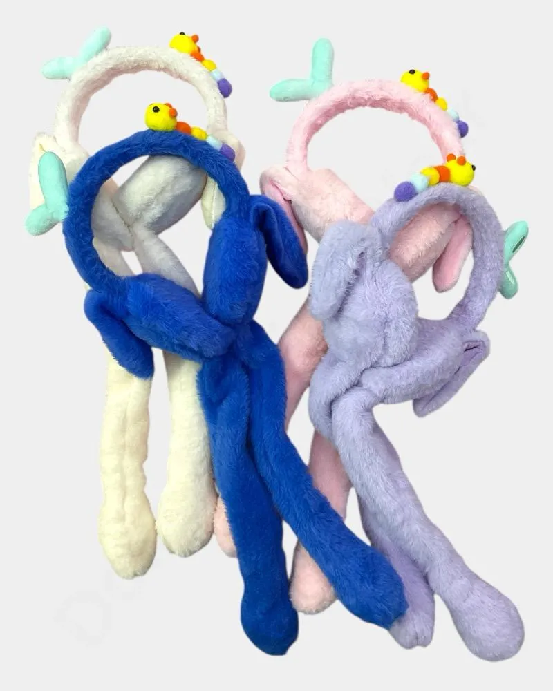 Winter Earmuffs for Kids Girl Warm Ear Muffs Baby Boy Plush Padded Ear Warmer