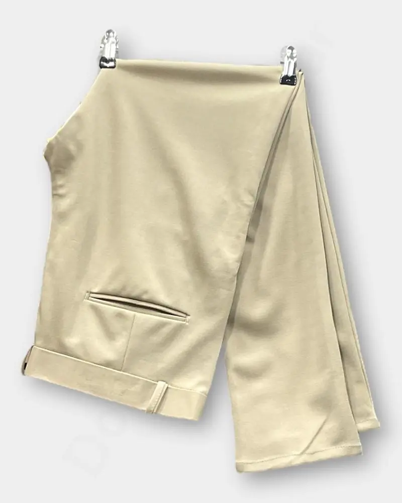 Men's Casual Pant  Cream Color 