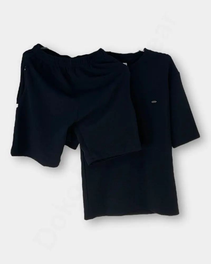 Men Two-piece Set  – L Size & Black Color | Mens Set 