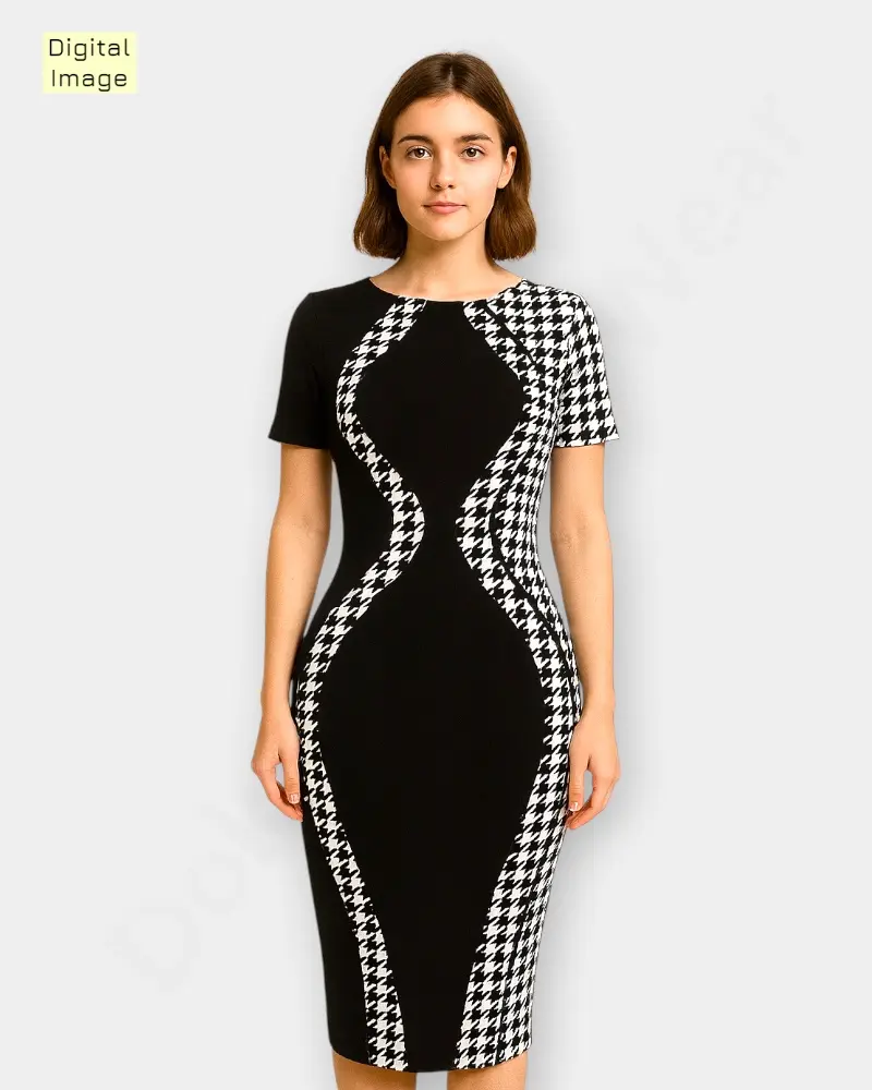 Women Bodycon dress  –  Black Color 