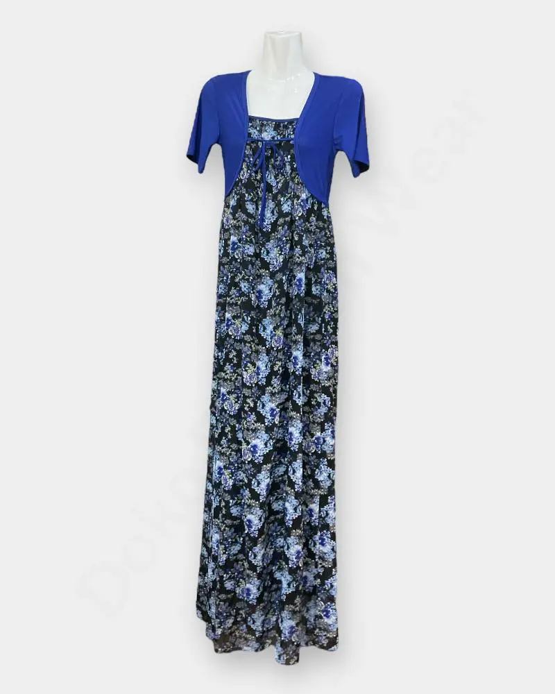 Women Shifon gown for summer  –  Blue Color | Dresses & Gowns