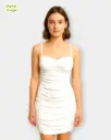 Women Bodycon dress  –  White  Color | Dresses & Gowns  