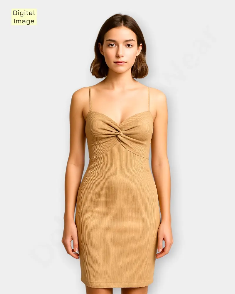 Women Bodycon dress  –  Cream Color | Dresses & Gowns