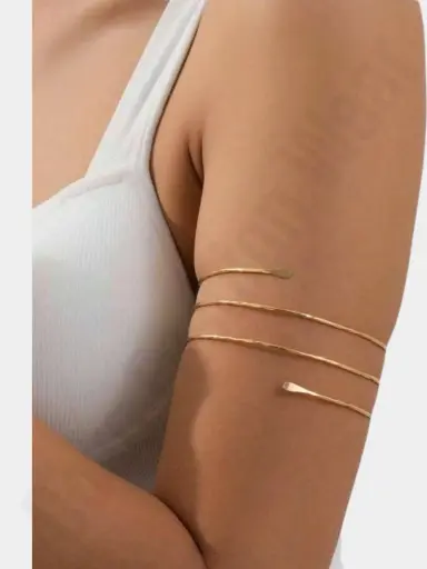 Layer Metal Wire Design Bracelet For Woman