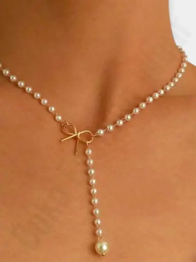 Pearl & Tassel Design Pendant 