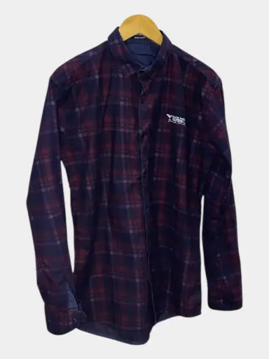 [MSC051] Check Casual Shirt For Men Size-XL