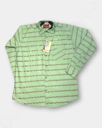 Collar Men's Laffer Line Shirt Light Green