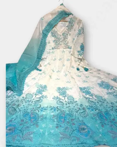 Women kurthi grown  – Blue Color  | Ladies Kurthi