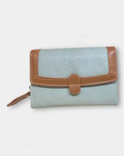 [DFW177] Women Leather Hand Wallet  –  Gray Color | ladies Wallet