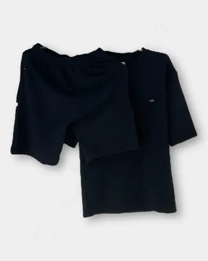 [DFW184] Men Two-piece Set  – L Size & Black Color | Mens Set 