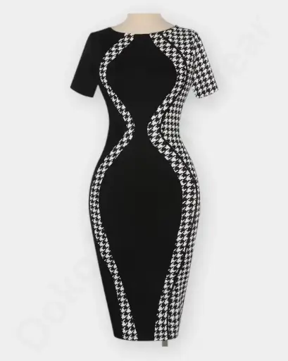 Women Bodycon dress  –  Black Color 