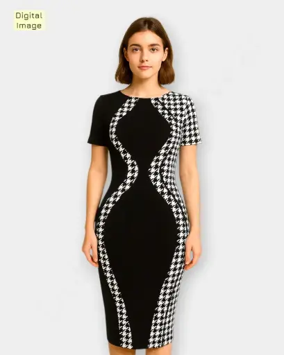 Women Bodycon dress  –  Black Color 