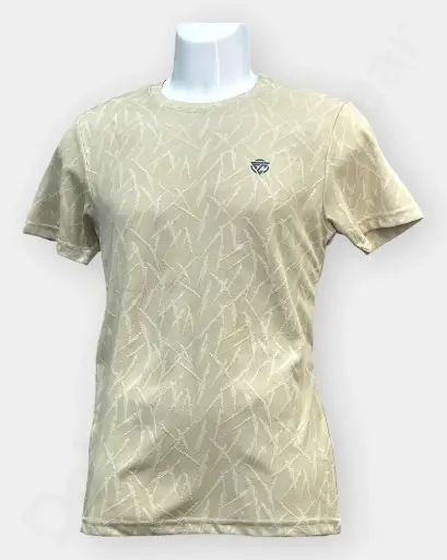 Men Fitcore Round Neck  –  Light yellow Color | T-Shirts 