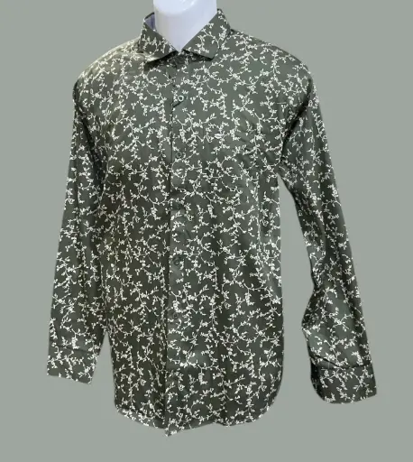Printed Shirts for Men - Floral Print 100% Cotton Shirt