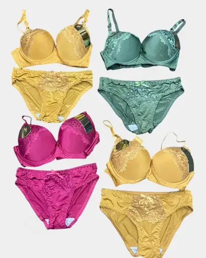 [DFW218] Women Bra & Panty set – 44" Size & Mix Color  Color | Bra & Panty 