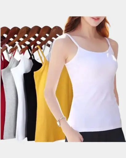 [DFW221] Women’s Camisole Tops – Soft Stretch Cotton | Everyday Comfort
