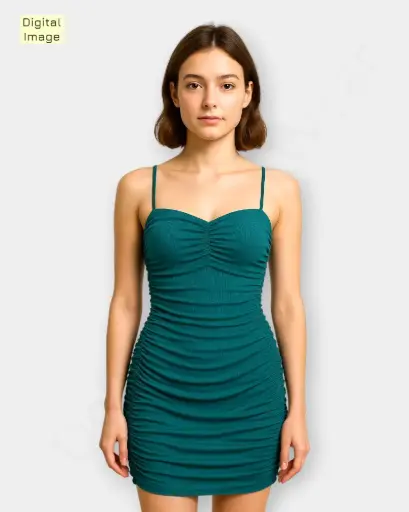 Women Bodycon dress  –  Teal Color | Dresses & Gowns