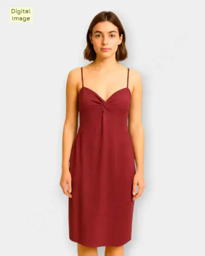 Women Bodycon dress  –  Maroon  Color | Dresses & Gowns