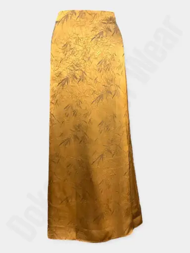 [WSL133] Satin Skirt Silk Skirt Outfits Midi Trends Silk Slip Skirt Basic Tan  Long Skirt  Silk Mulberry Silk Skirt Fall Trends 