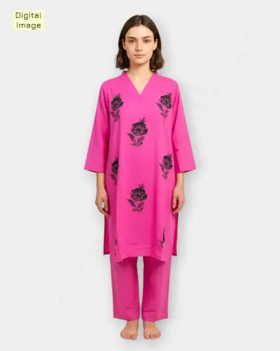 Cord-set pink Color  Cord-set pink Color  Ladies Kurthi