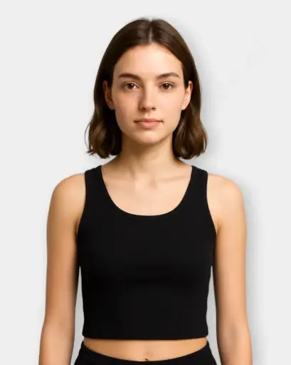 Women Fitted Sleeveless Tank Top 